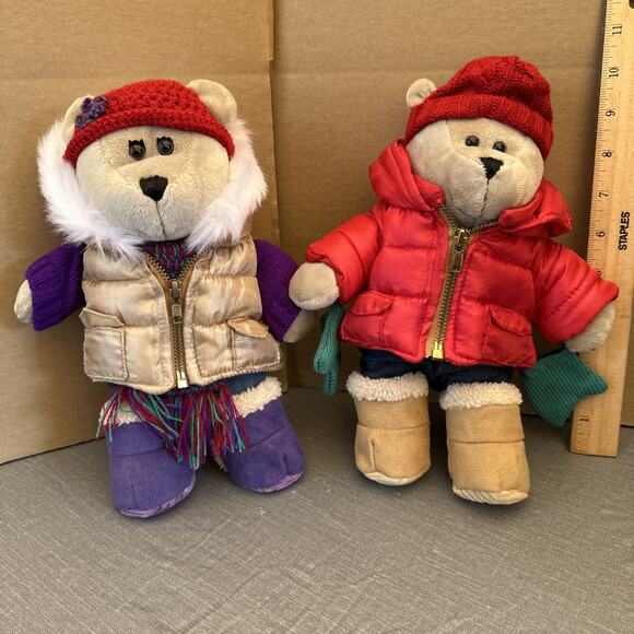 Starbucks Coffee Bear Plush 2006 Bearista Winter Holiday Teddy 51 52nd Edition - Picture 1 of 14